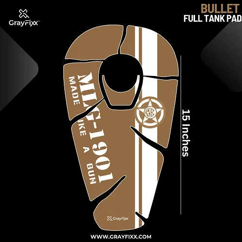 Full Tank Pad For Bullet | Size 15 CM, Pack Of 1